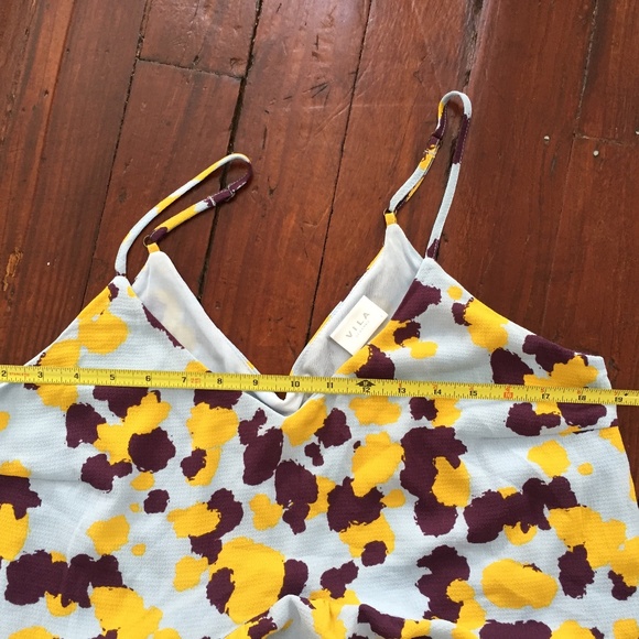 Vila Printed Cami Dress - Picture 8 of 9